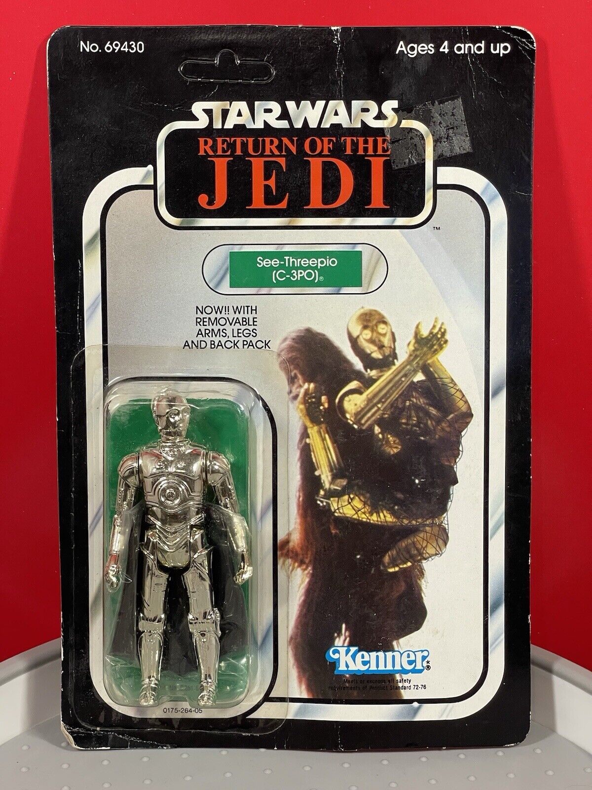 C-3PO (See-Threepio) with removable limbs sold