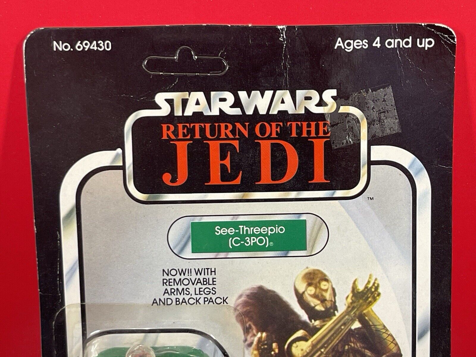 C-3PO (See-Threepio) with removable limbs sold