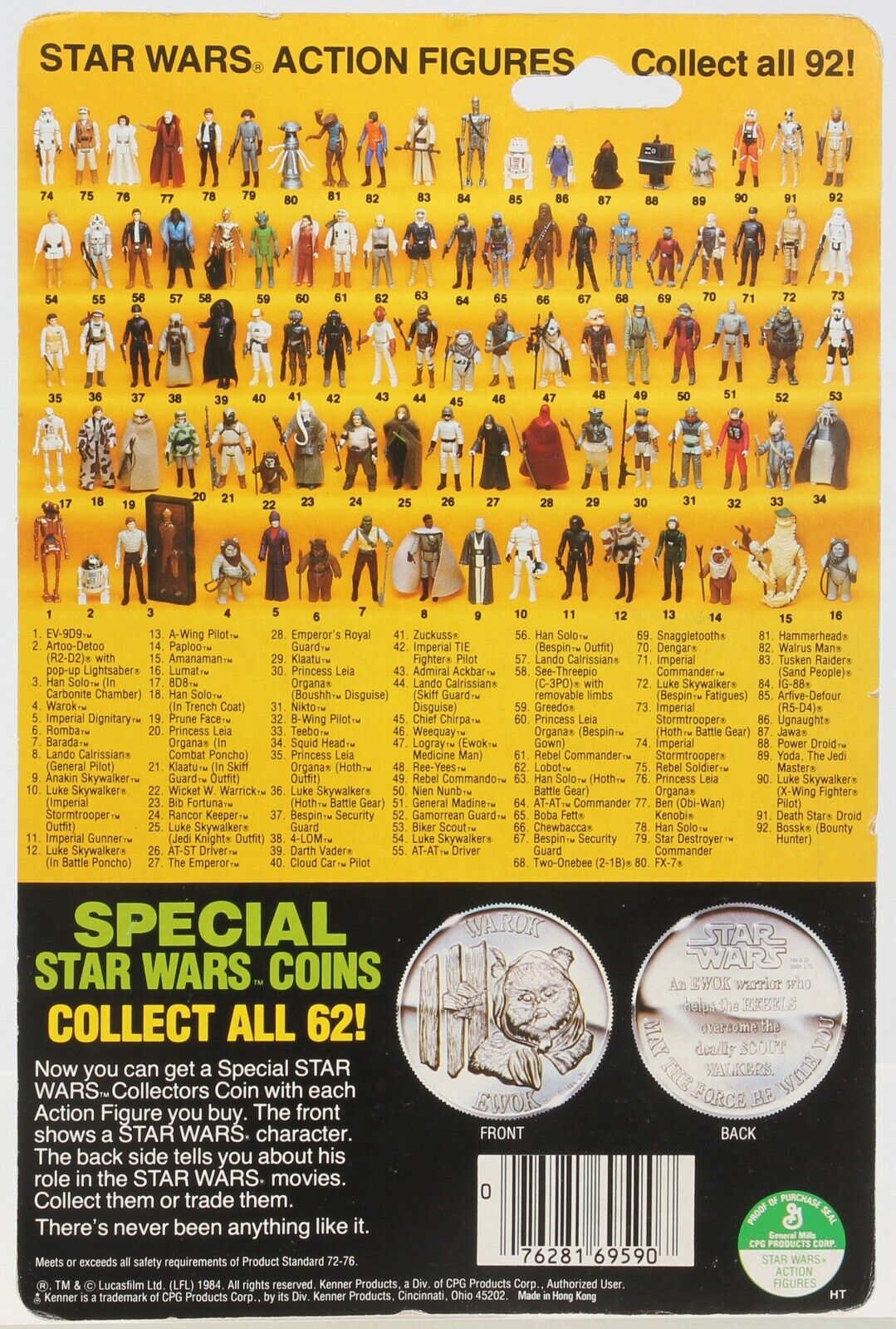 C-3PO (See-Threepio) with removable limbs sold