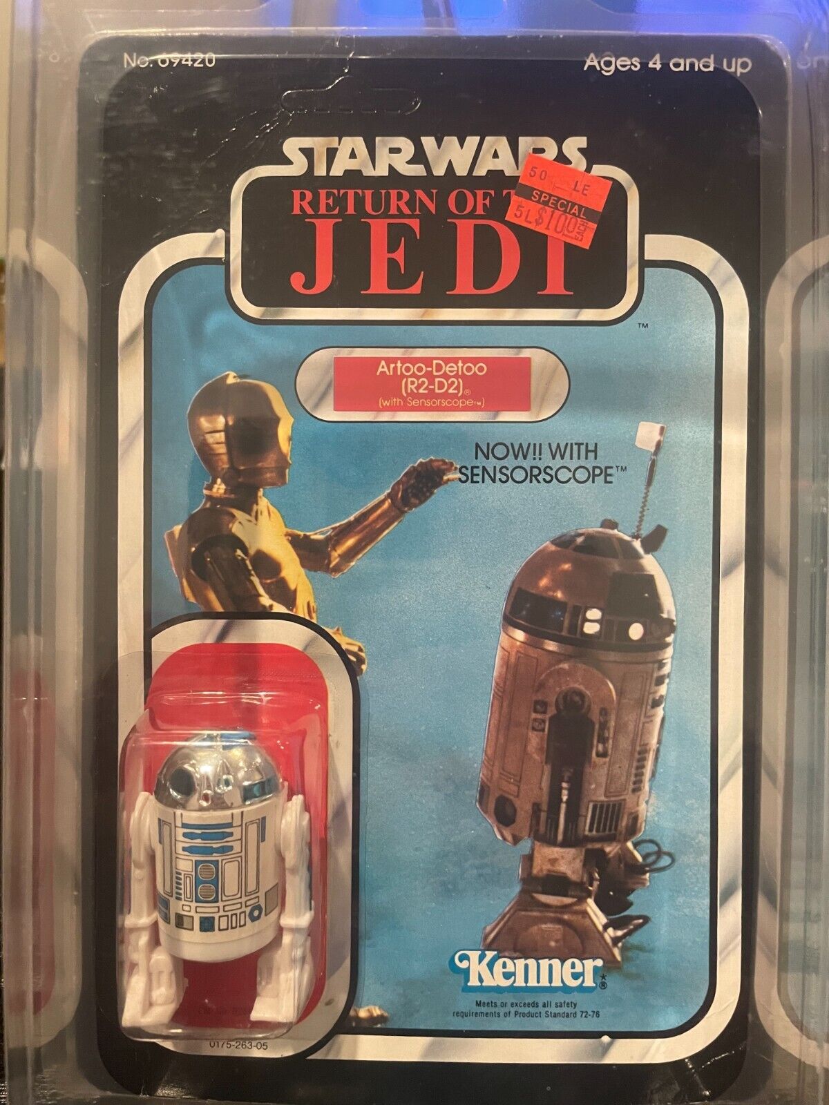 R2-D2 (Artoo-Detoo) (with Sensorscope) sold