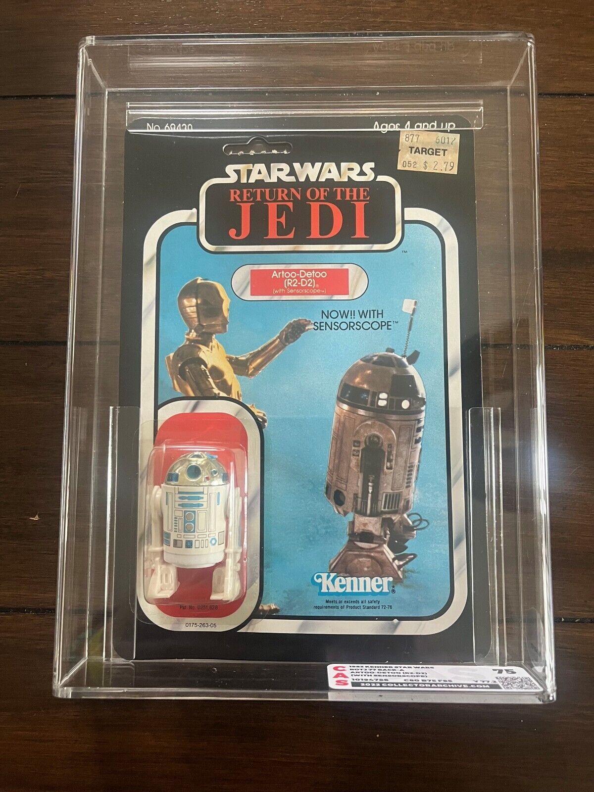 R2-D2 (Artoo-Detoo) (with Sensorscope) sold