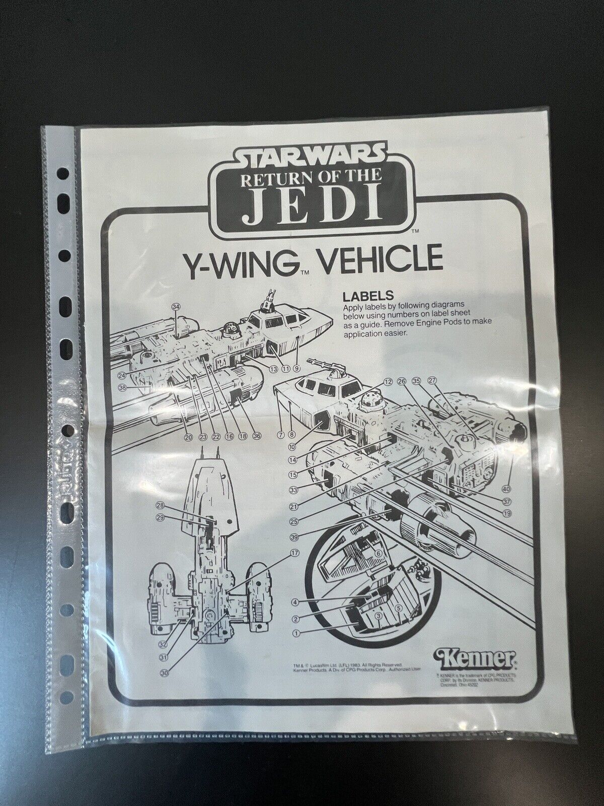 Y-Wing Fighter sold