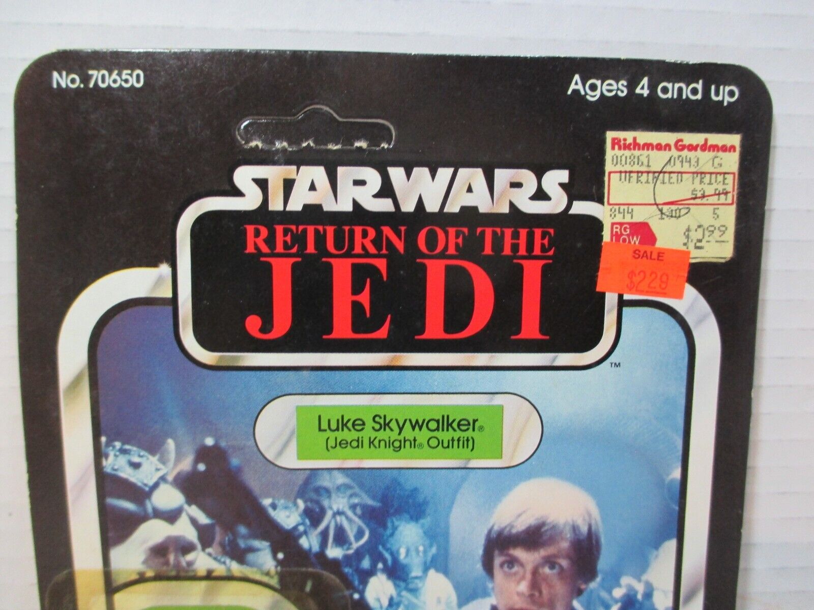 Luke Skywalker (Jedi Knight Outfit) sold