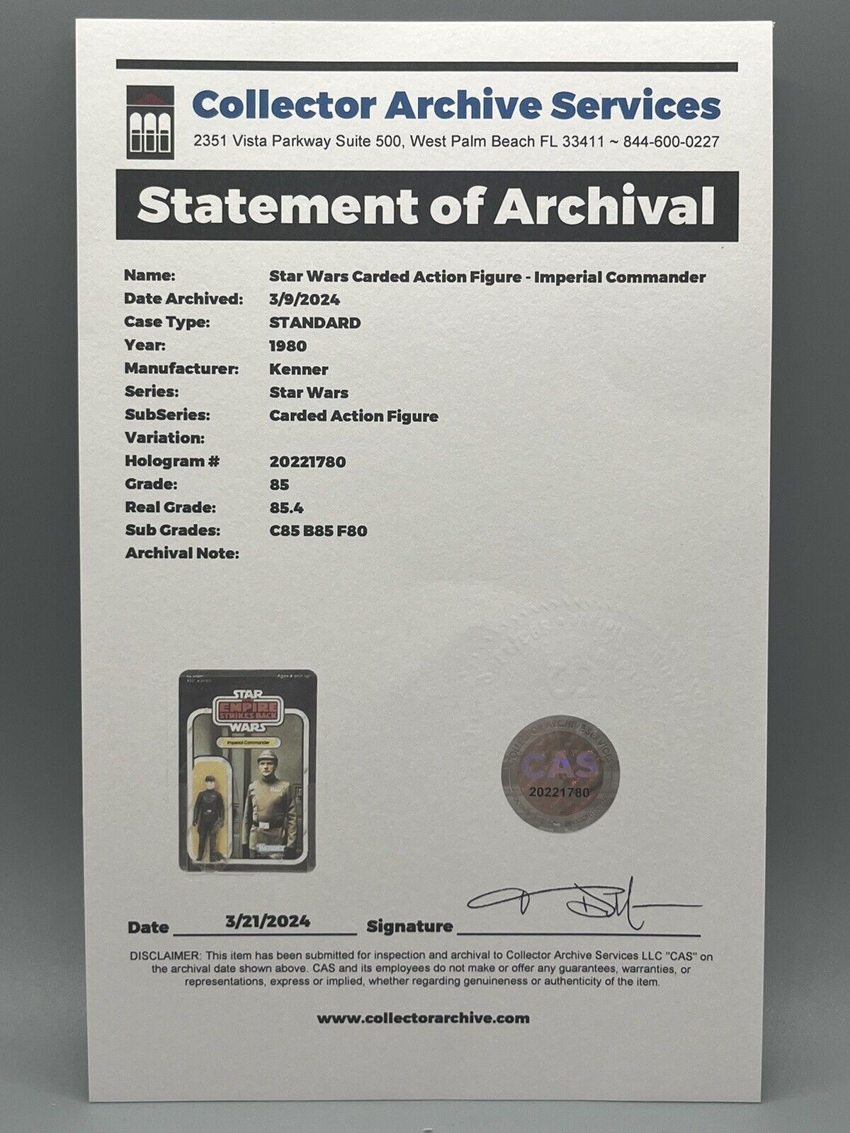 Imperial Commander sold