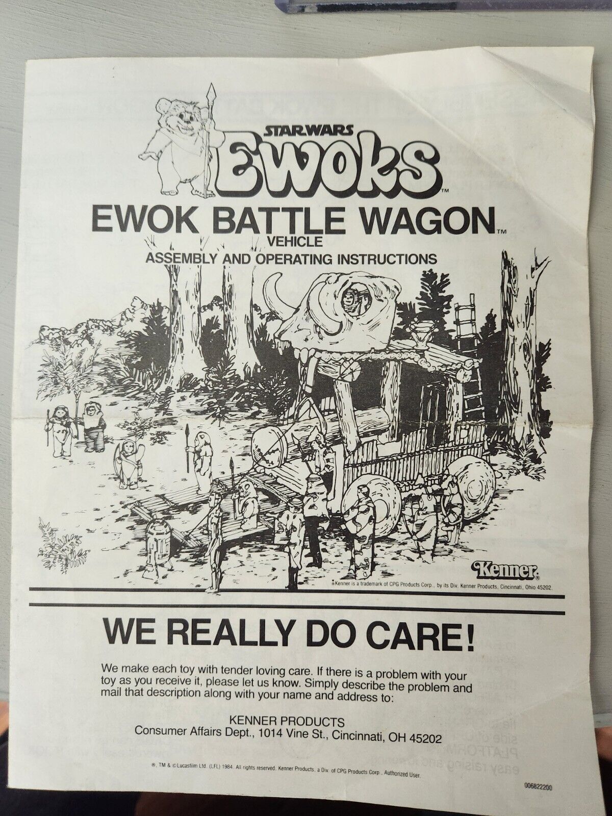 Ewok Battle Wagon sold
