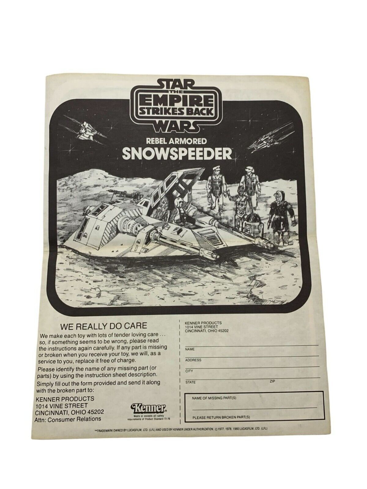 Rebel Armored Snowspeeder sold