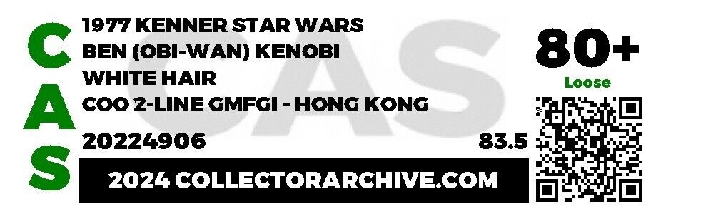Ben (Obi-Wan) Kenobi sold