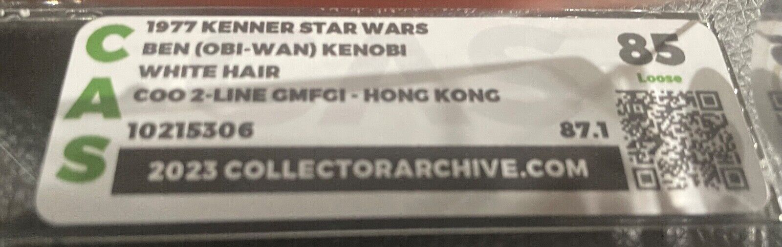 Ben (Obi-Wan) Kenobi sold