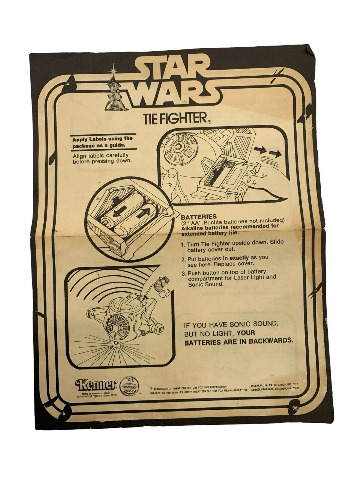 TIE Fighter sold