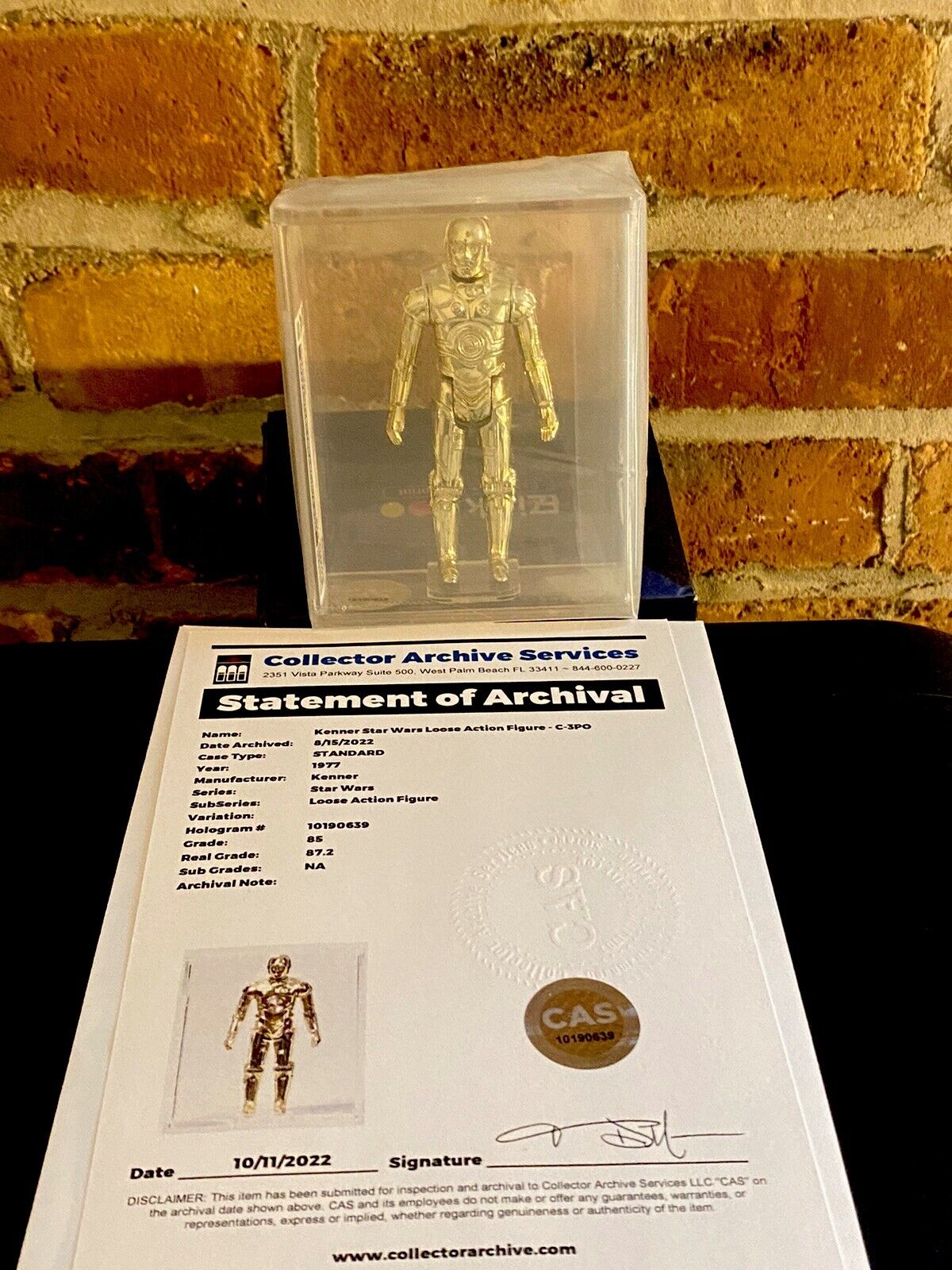 C-3PO (See-Threepio) sold