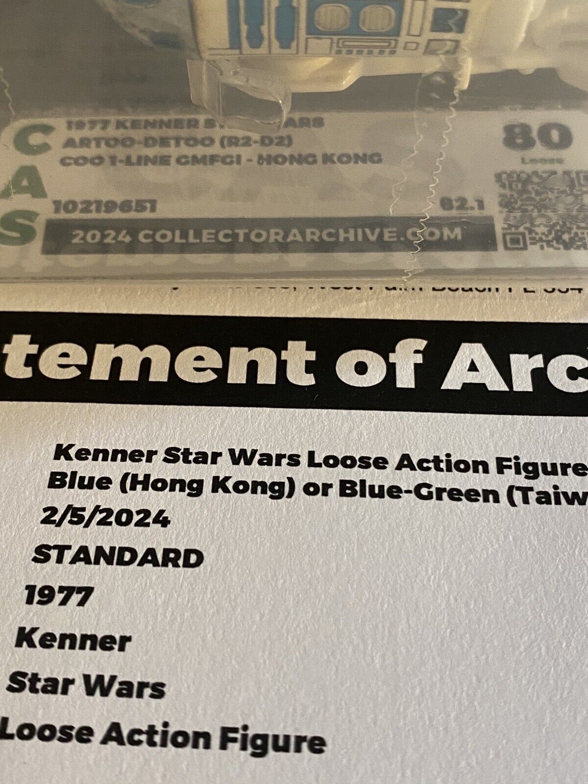 R2-D2 (Artoo-Detoo) sold