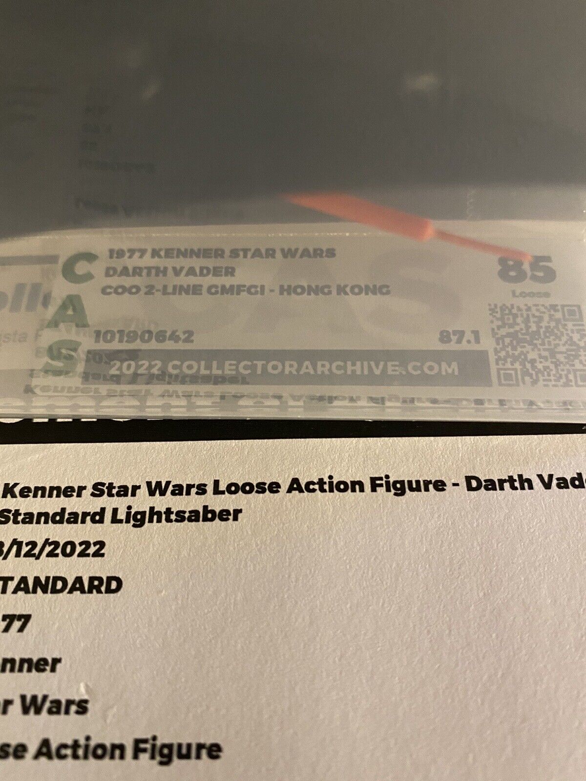 Darth Vader sold