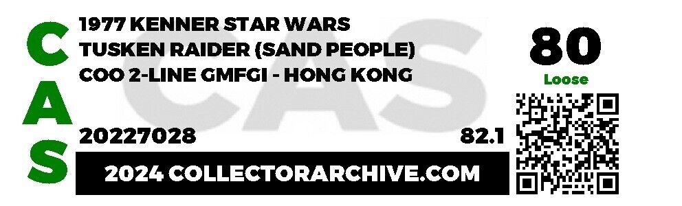 Tusken Raider (Sand People) sold