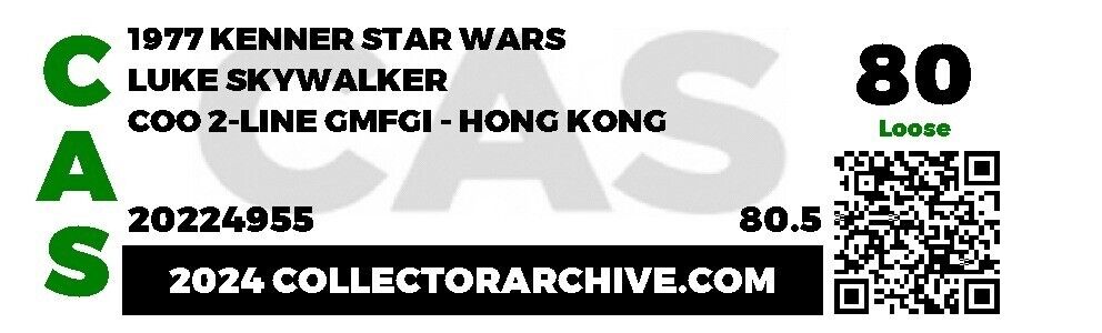 Luke Skywalker sold