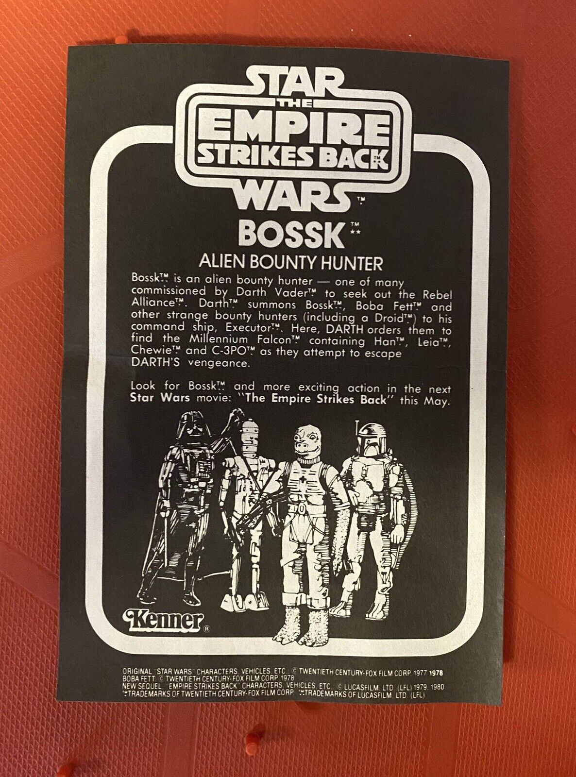 Bossk (Bounty Hunter) sold