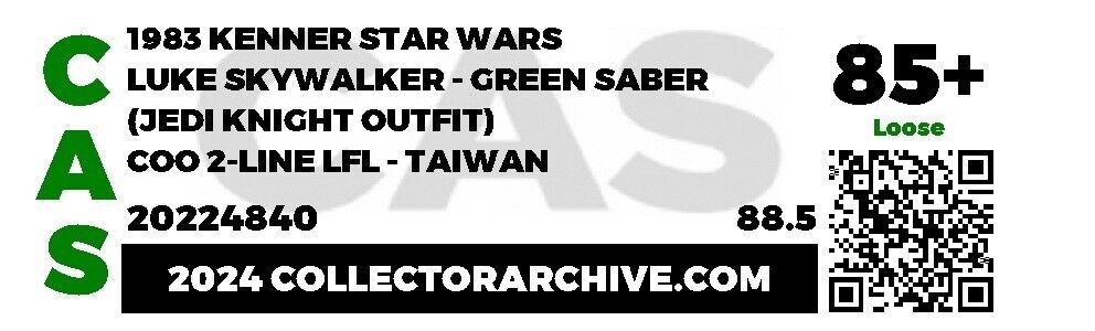 Luke Skywalker (Jedi Knight Outfit) sold