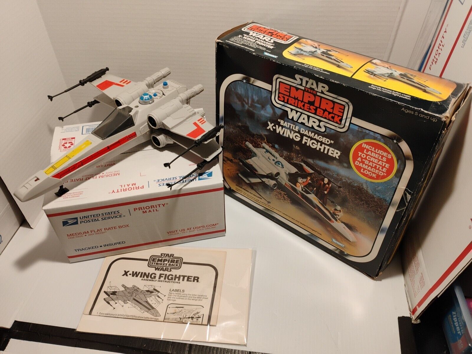 X-Wing Fighter (Battle Damaged) sold