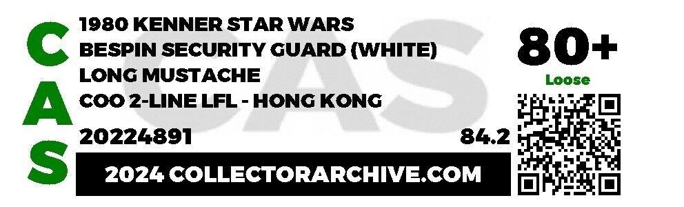 Bespin Security Guard (White) sold