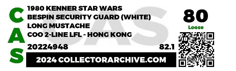 Bespin Security Guard (White) sold