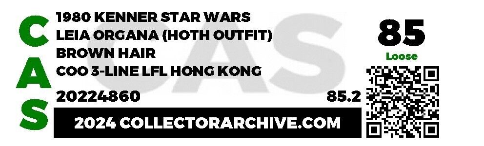 Princess Leia Organa (Hoth Outfit) sold