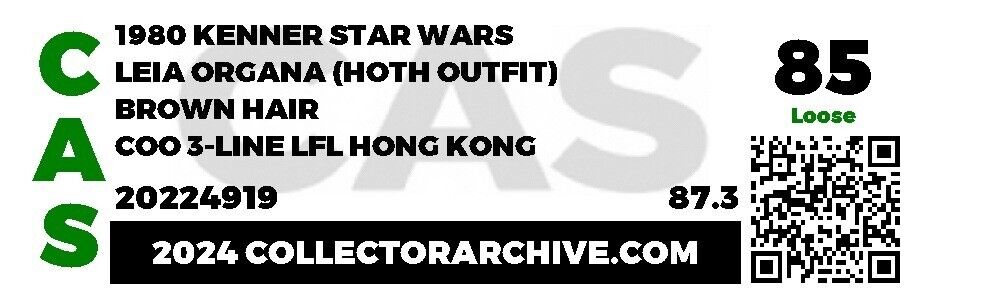 Princess Leia Organa (Hoth Outfit) sold