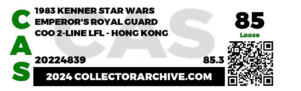 Emperor's Royal Guard sold
