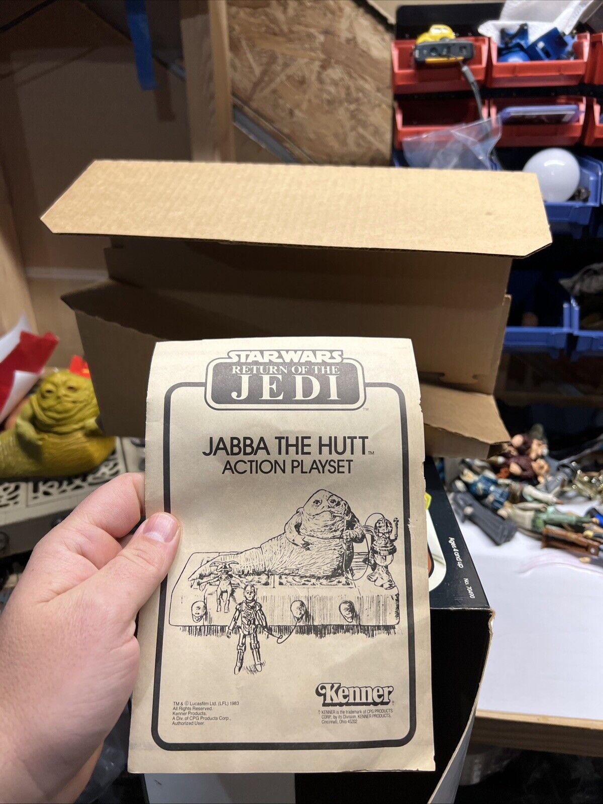 Jabba the Hutt Action Playset sold