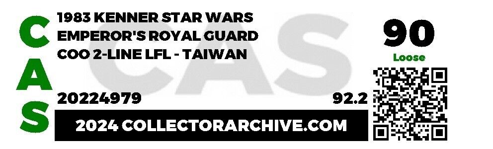 Emperor's Royal Guard sold