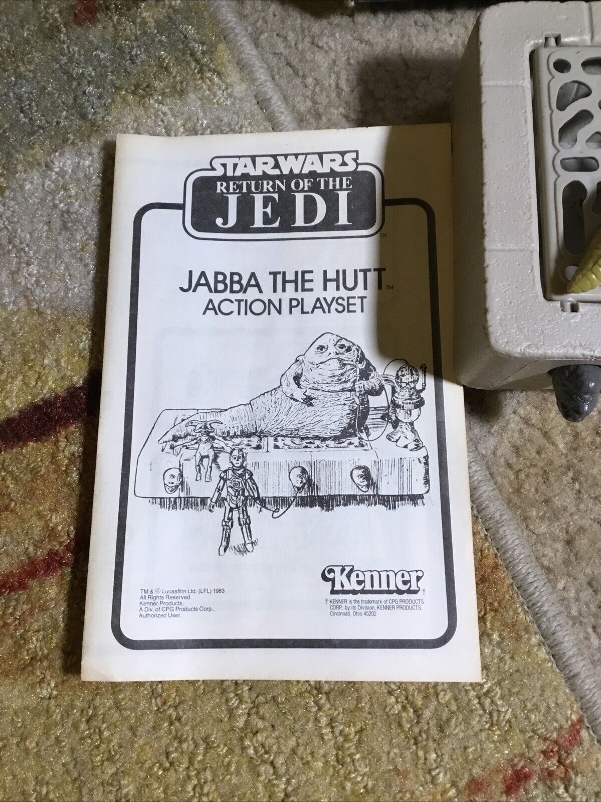 Jabba the Hutt Action Playset sold