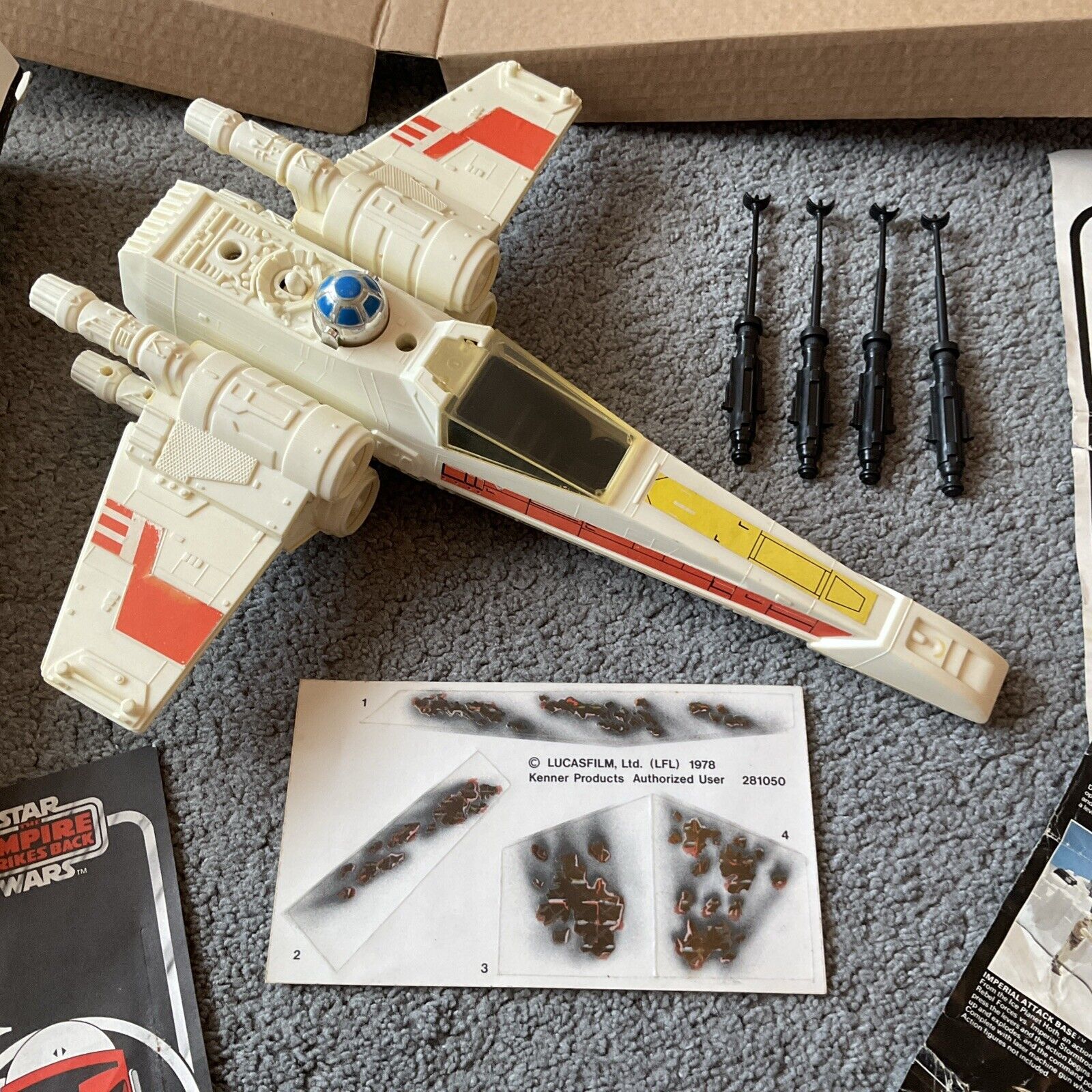 X-Wing Fighter (Battle Damaged) sold
