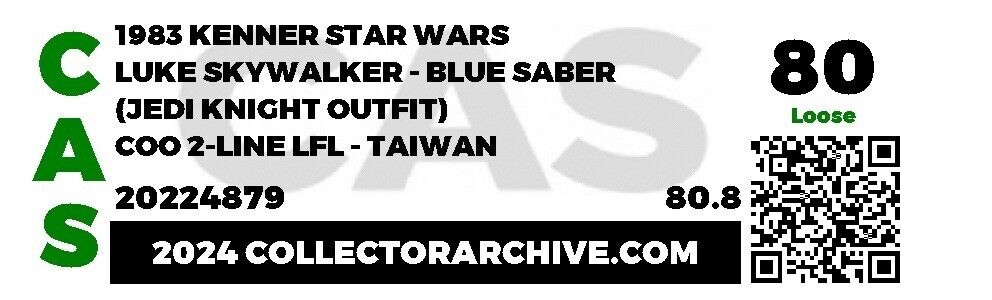 Luke Skywalker (Jedi Knight Outfit) sold