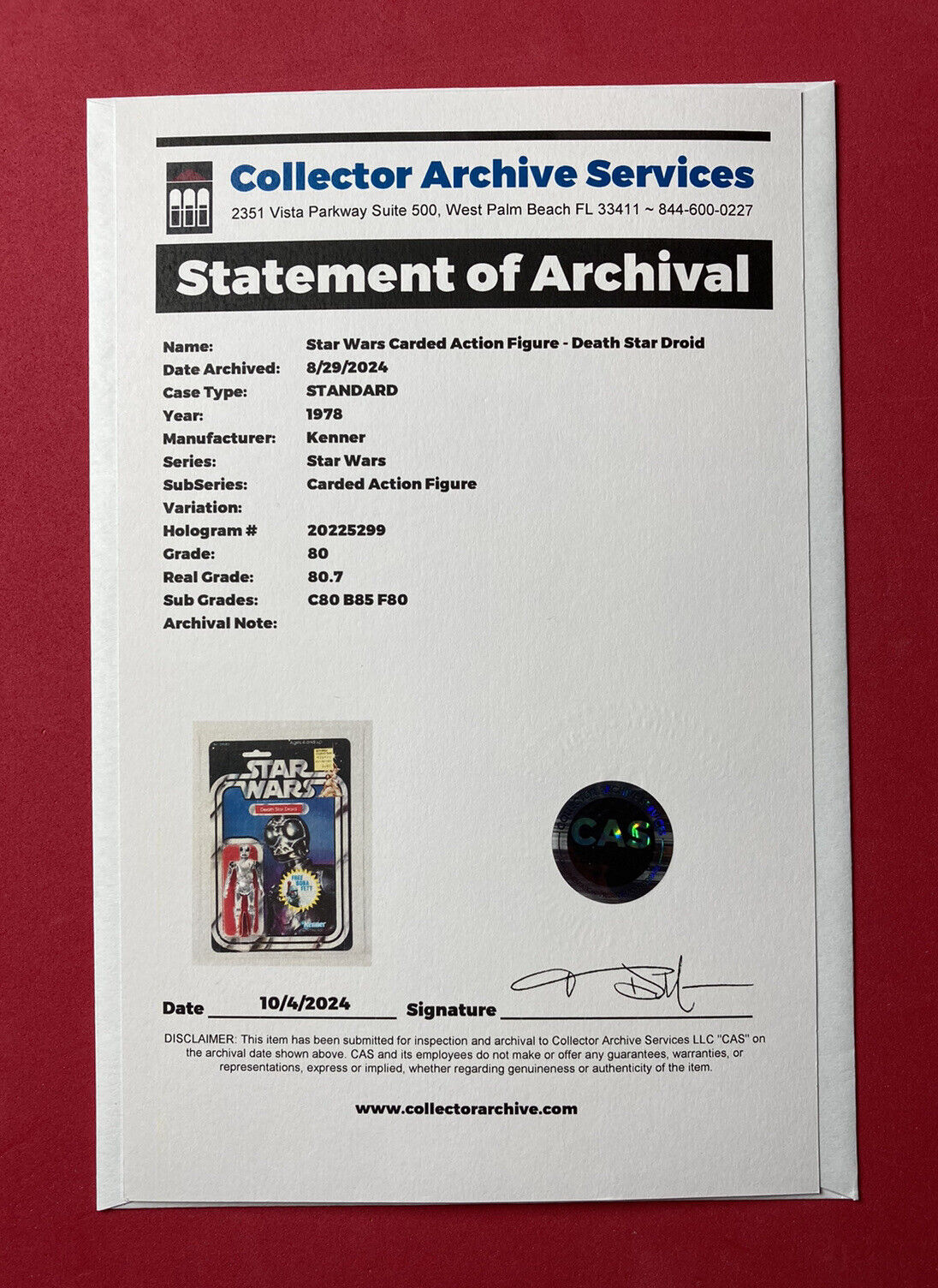 Death Star Droid sold