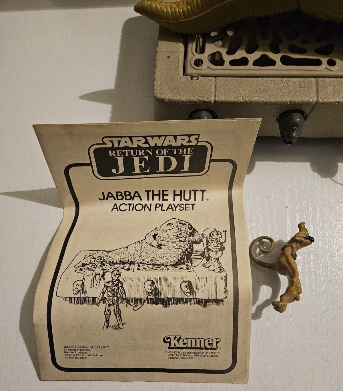 Jabba the Hutt Action Playset sold