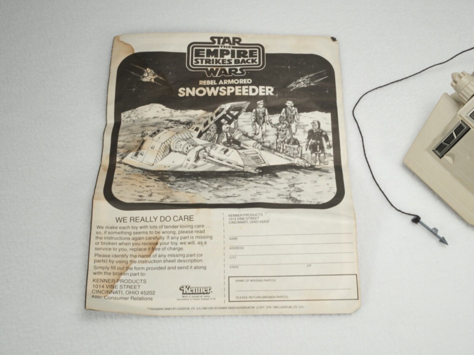Rebel Armored Snowspeeder sold