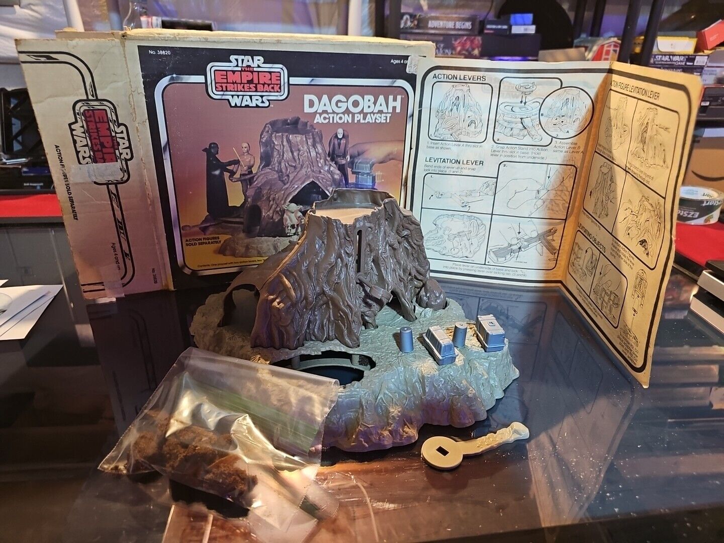 Dagobah Action Playset sold