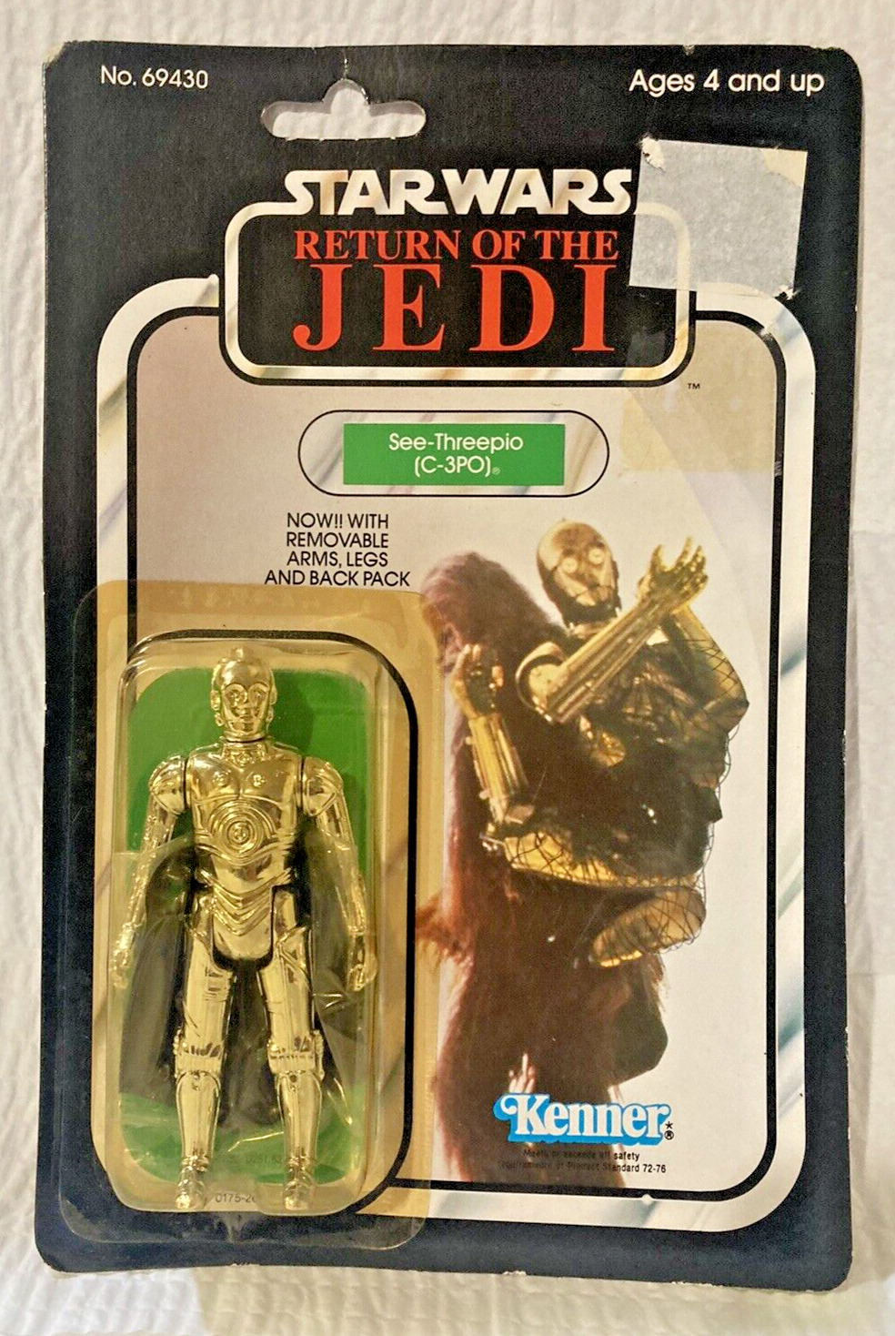 C-3PO (See-Threepio) with removable limbs sold