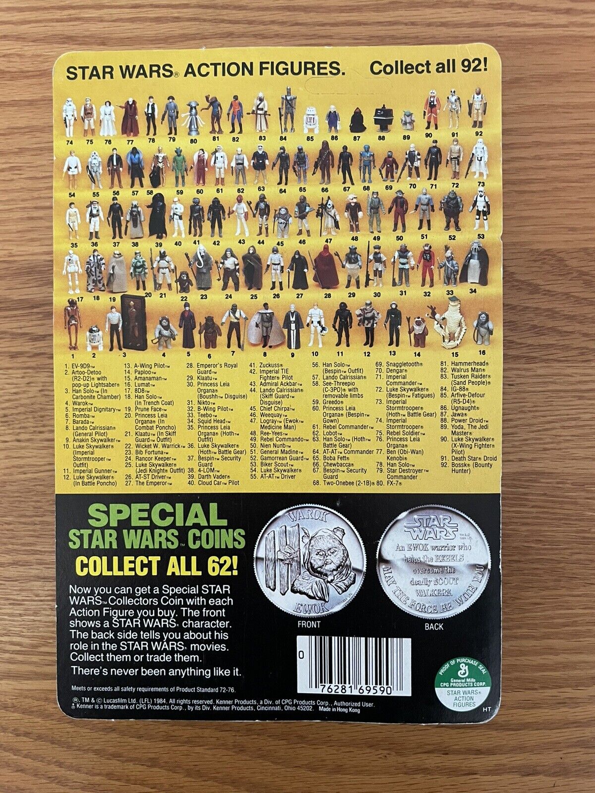 C-3PO (See-Threepio) with removable limbs sold