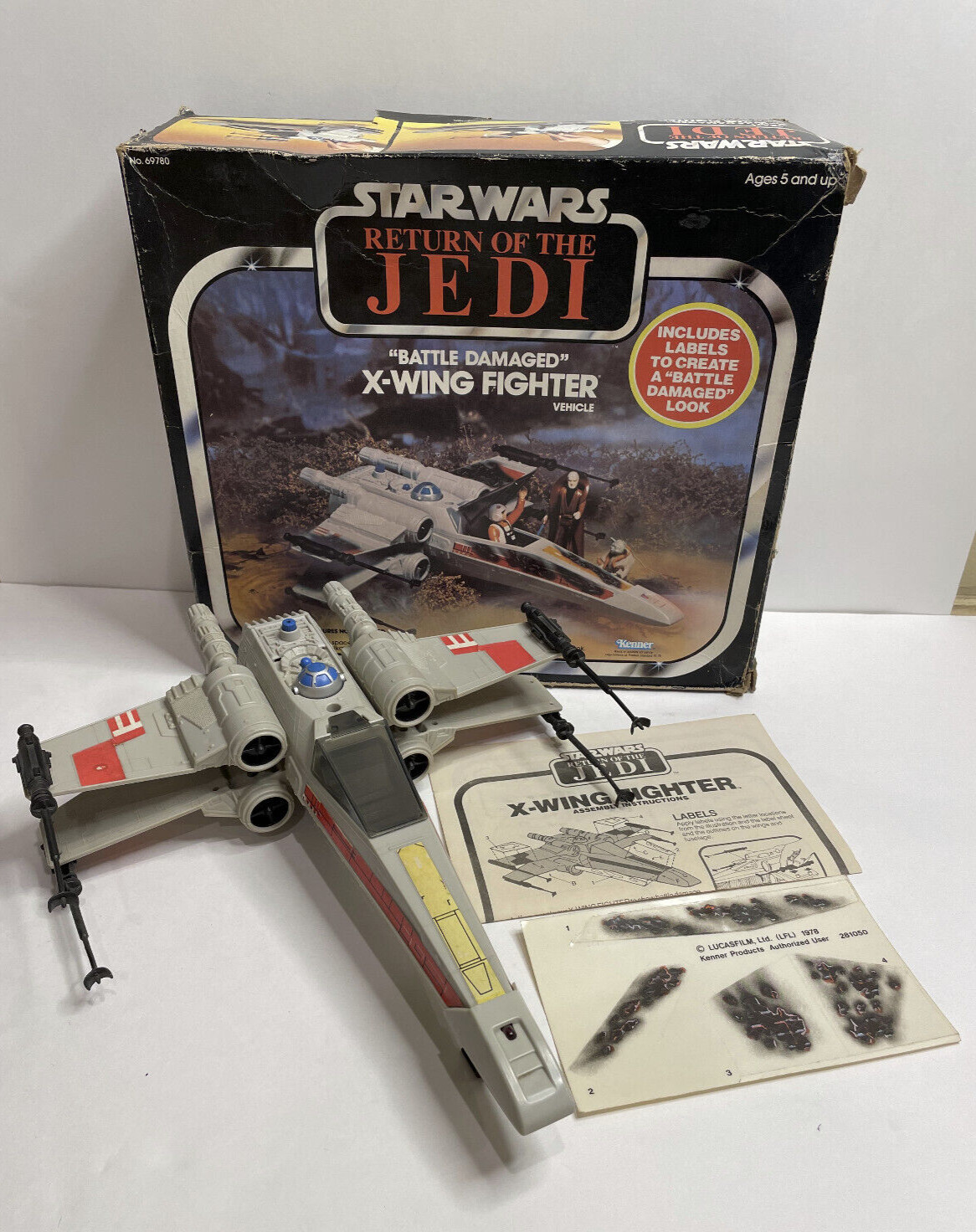 X-Wing Fighter (Battle Damaged) sold