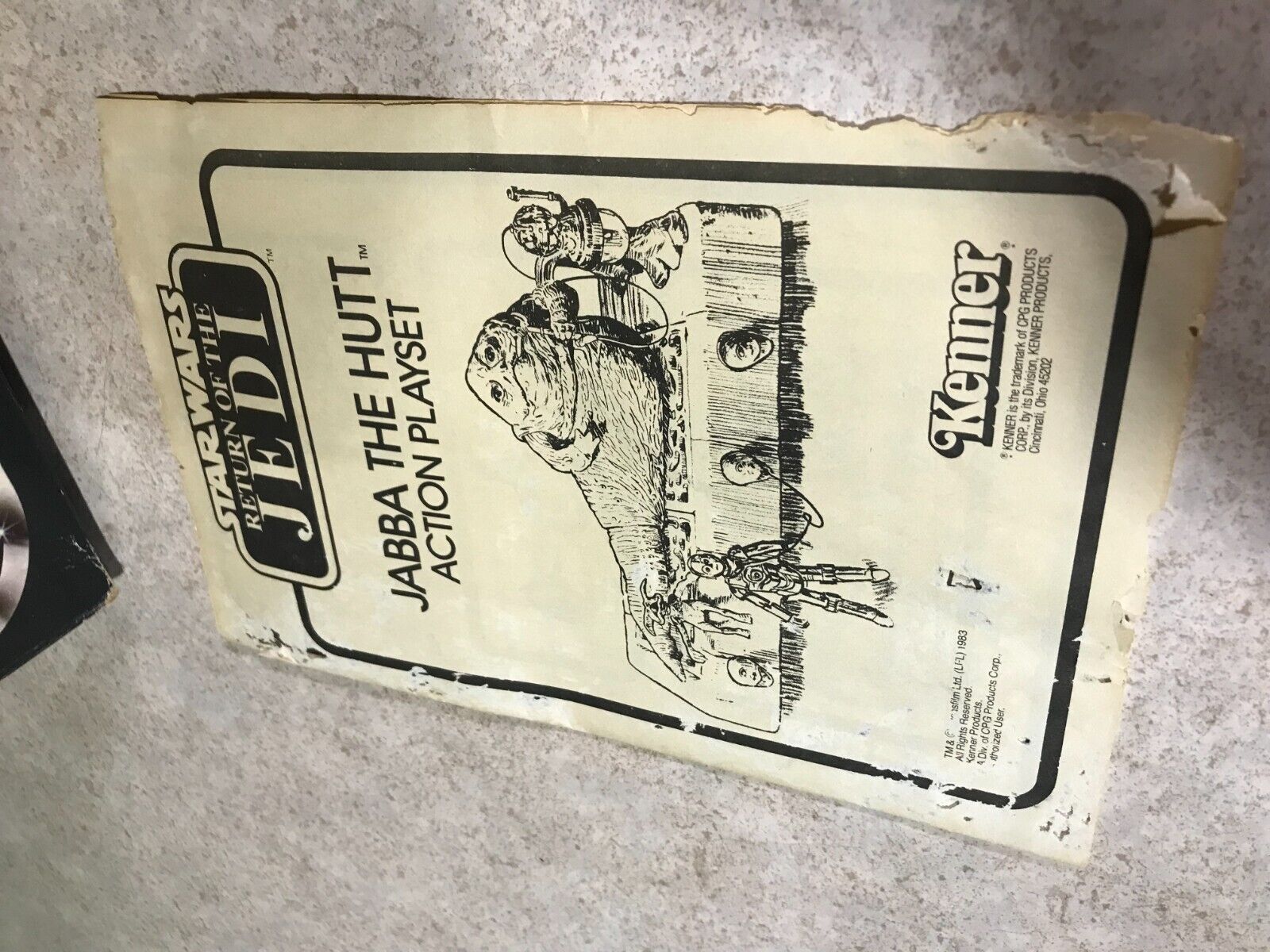 Jabba the Hutt Action Playset sold