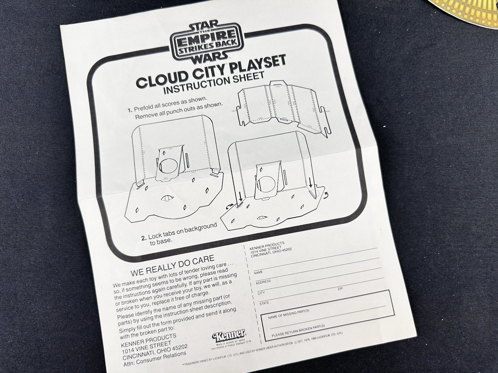 Cloud City Playset sold