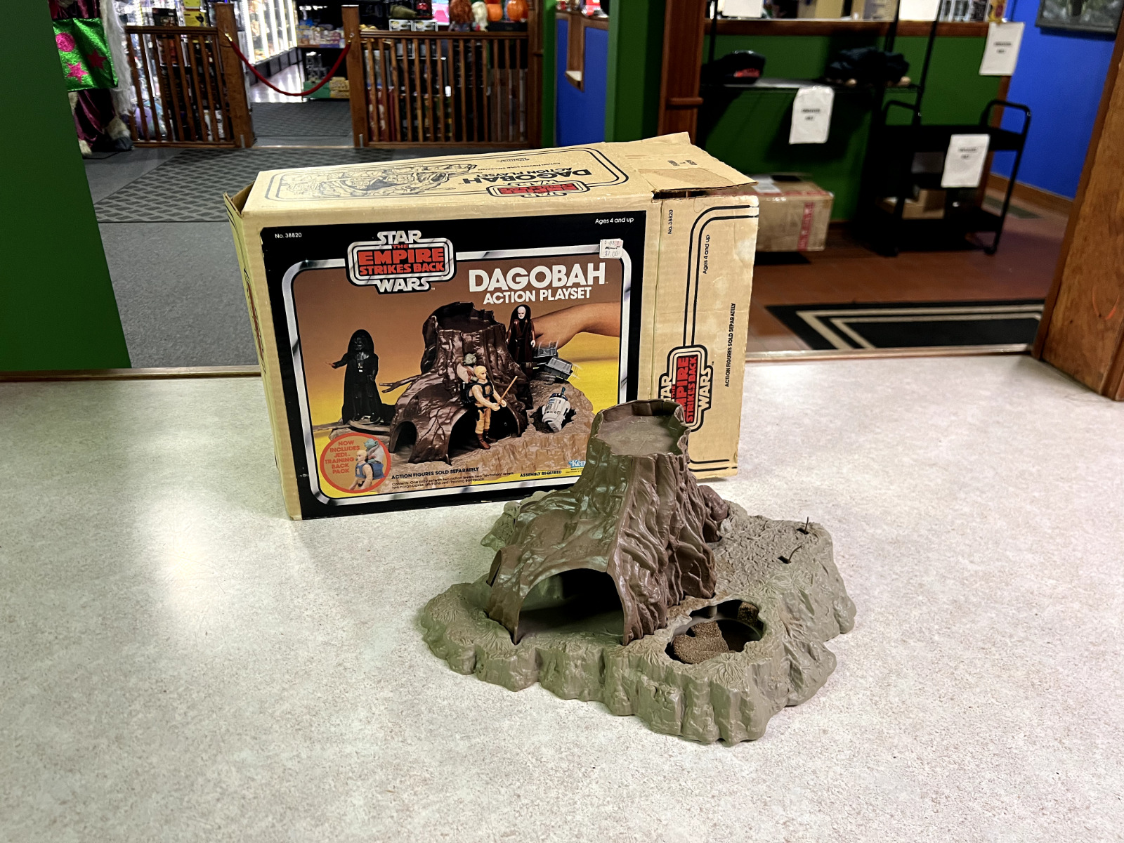 Dagobah Action Playset sold