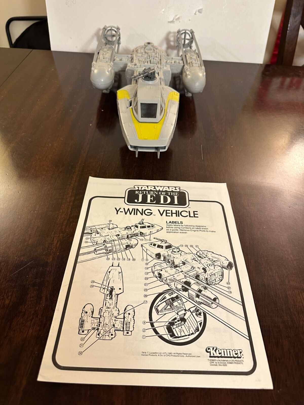 Y-Wing Fighter sold