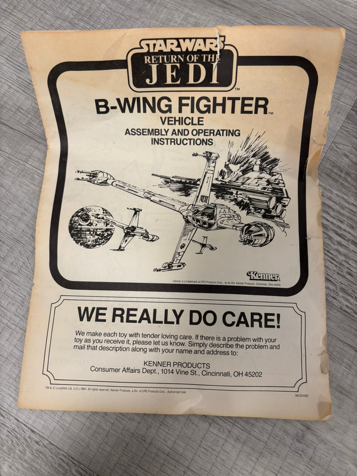 B-Wing Fighter sold