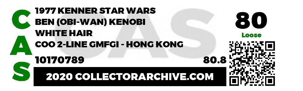 Ben (Obi-Wan) Kenobi sold