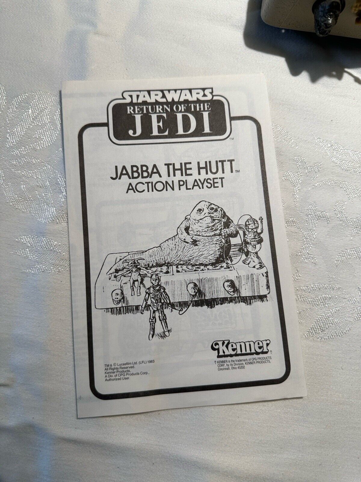 Jabba the Hutt Action Playset sold