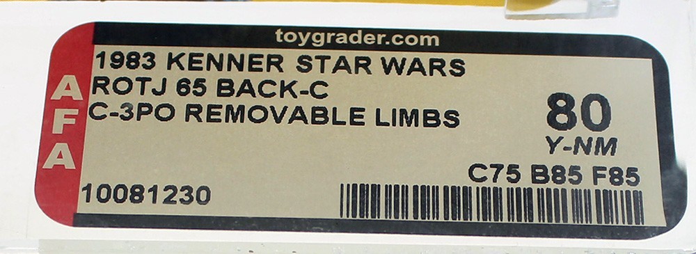 C-3PO (See-Threepio)  with removable limbs sold