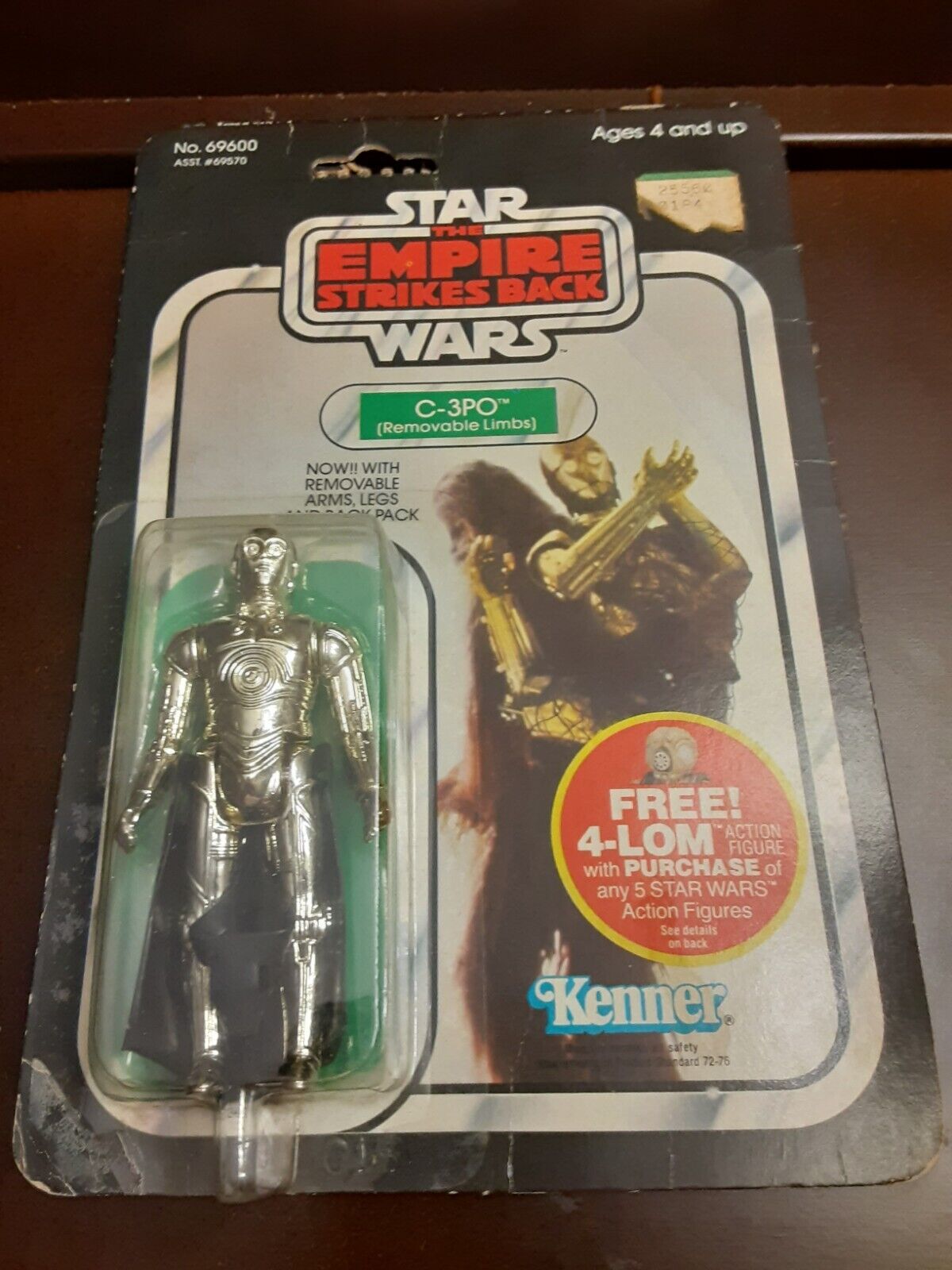 C-3PO (See-Threepio) with removable limbs sold