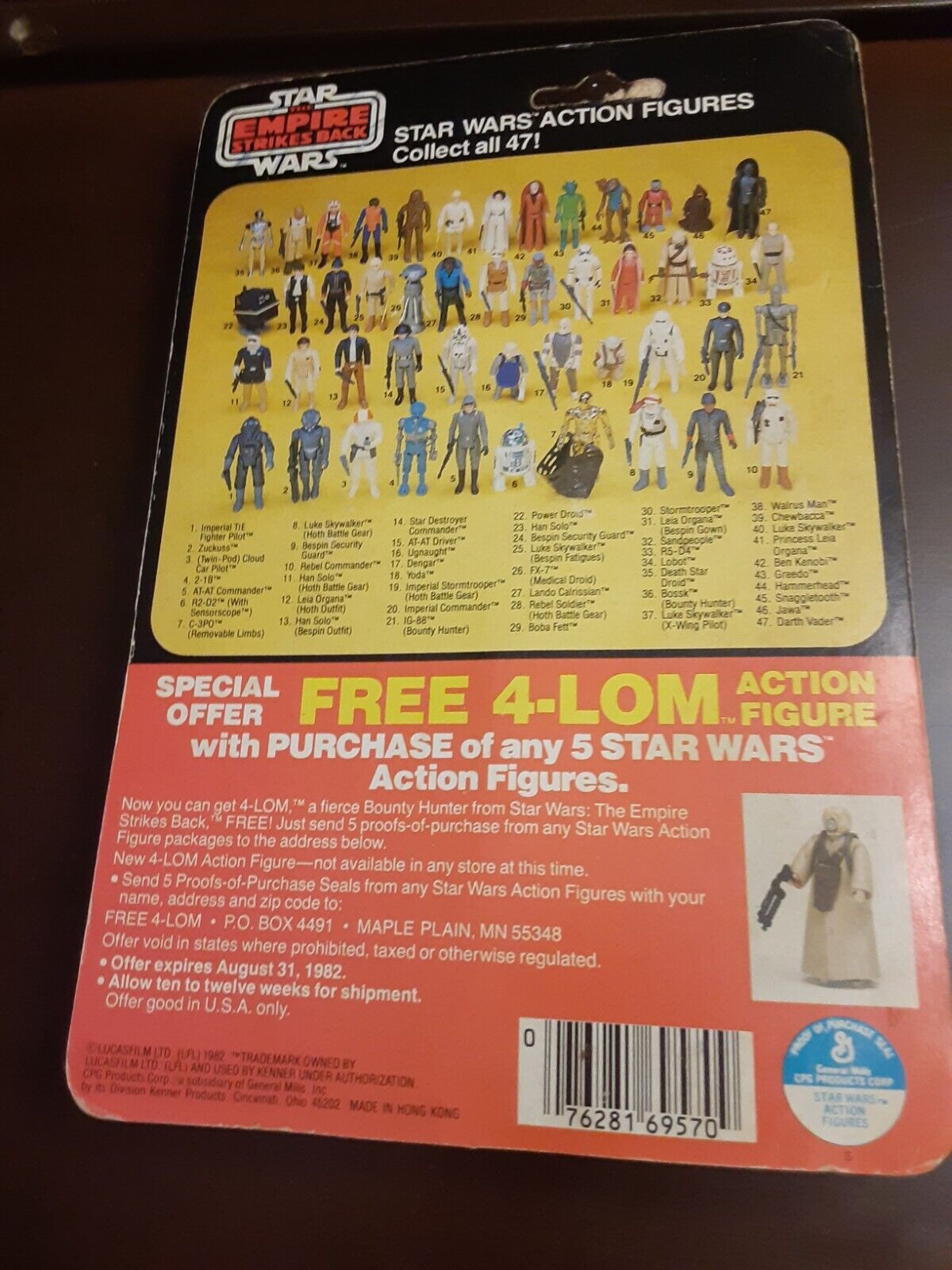 C-3PO (See-Threepio) with removable limbs sold