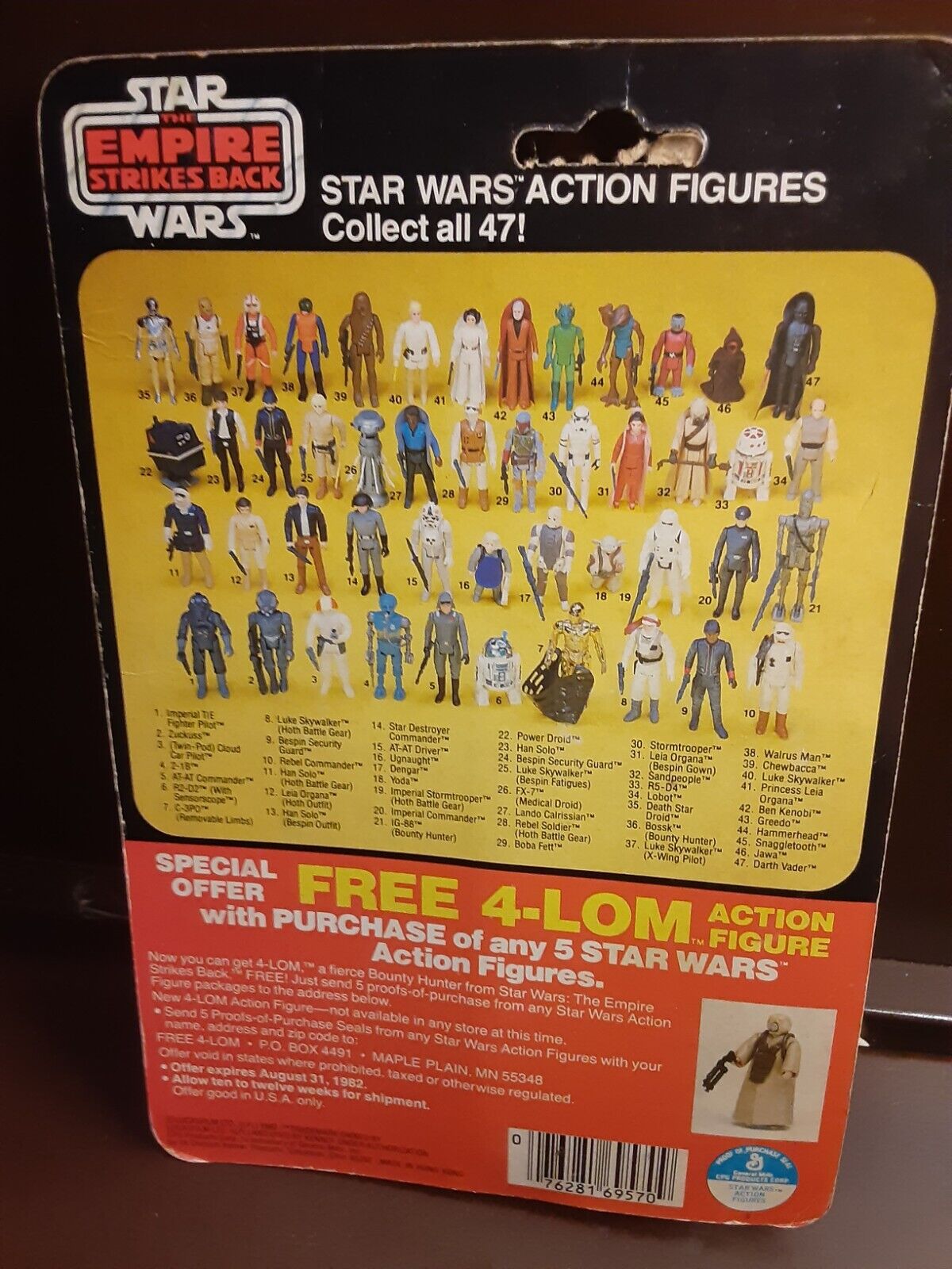 C-3PO (See-Threepio) with removable limbs sold