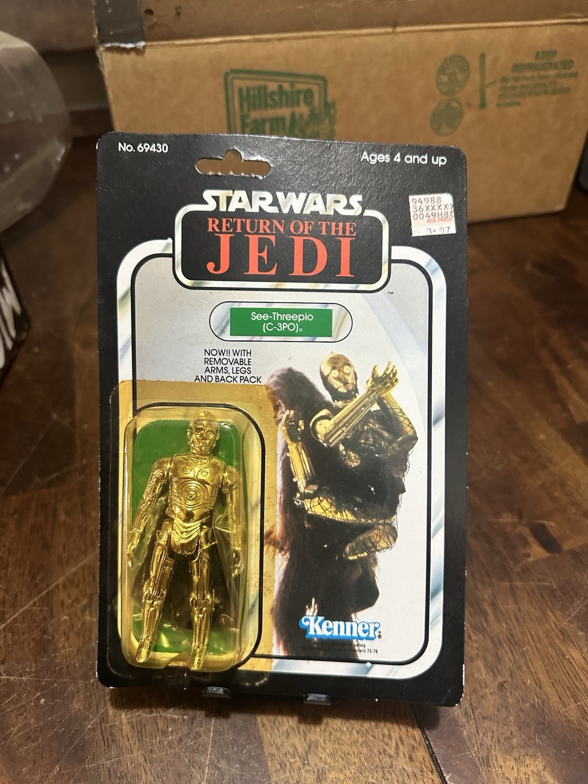 C-3PO (See-Threepio) with removable limbs sold